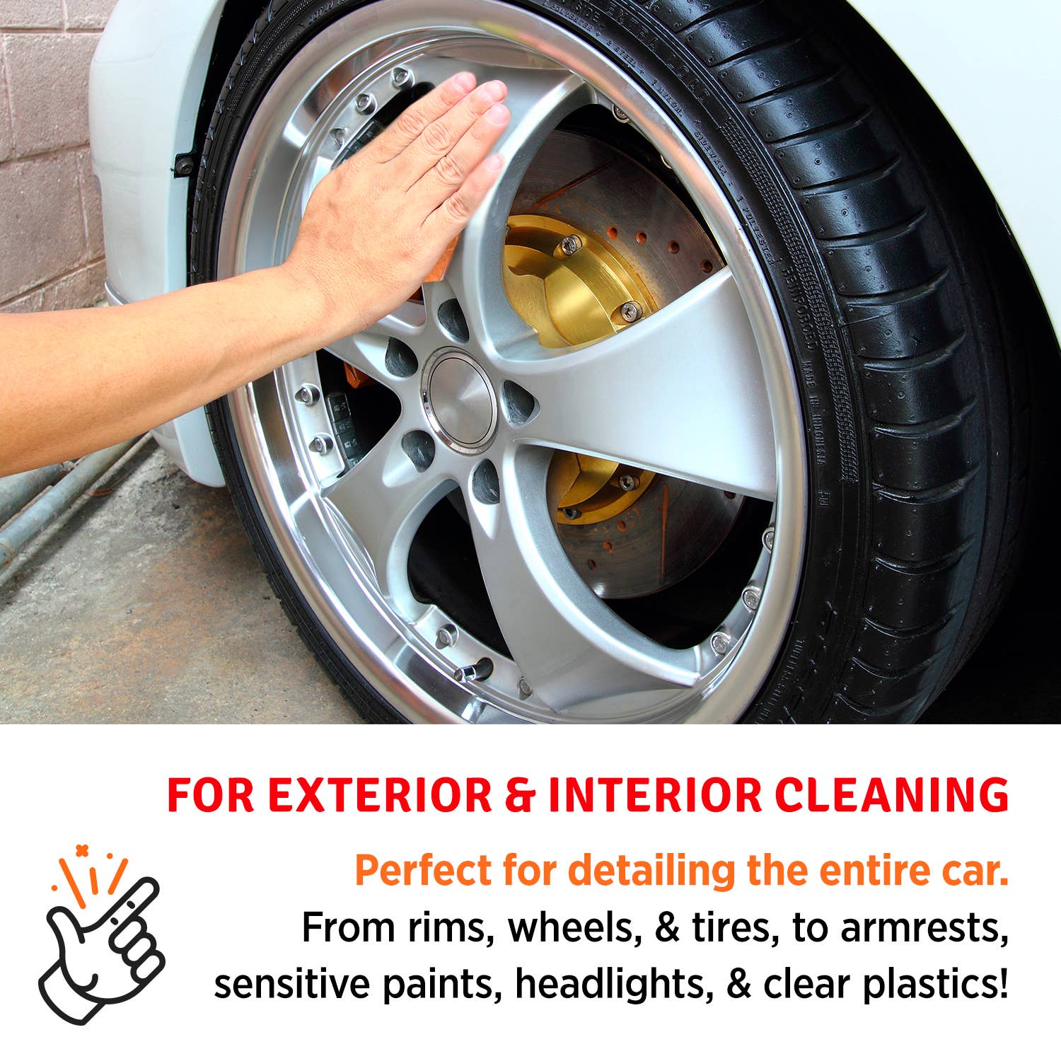 SneakERASERS - Vente Produit de nettoyage pour voitures - AutoERASERS, éponge instantanée pour detailing auto, 1 unité11