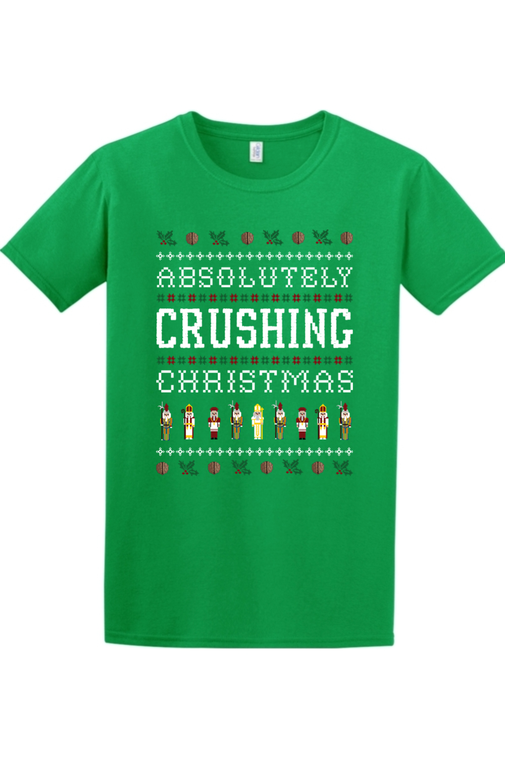 Sock Religious - Wholesale Screen Printed T-Shirt - Unisex - Absolutely Crushing Christmas Adult T-Shirt8