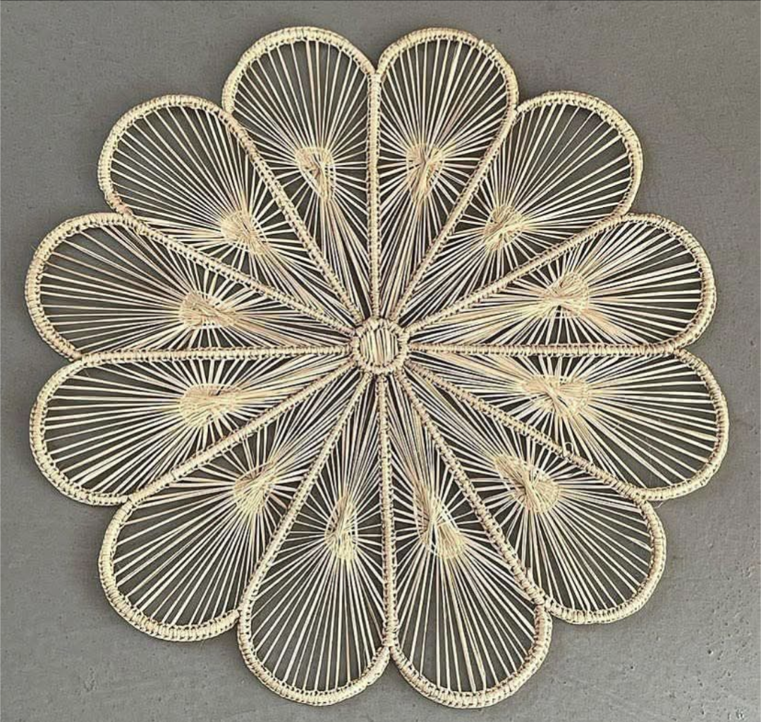 Macondo Forever – Individuais por atacado – Camilla Base de Copo em Palha de Iraca Feita à Mão3