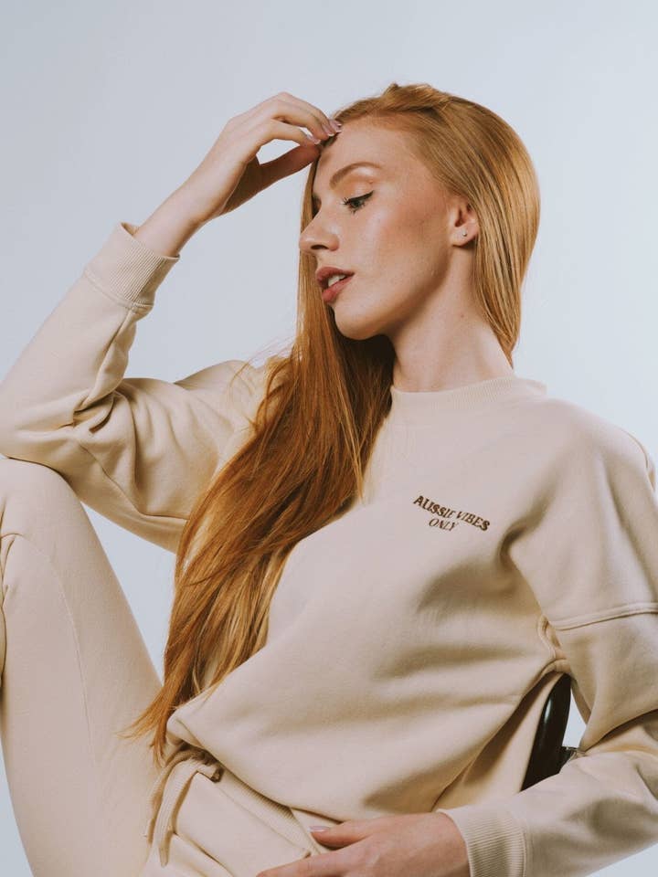 ARVO LABEL - Wholesale Lounge Sweatpants/Joggers - Women's - AUSSIE OAT-MILK JOGGING3