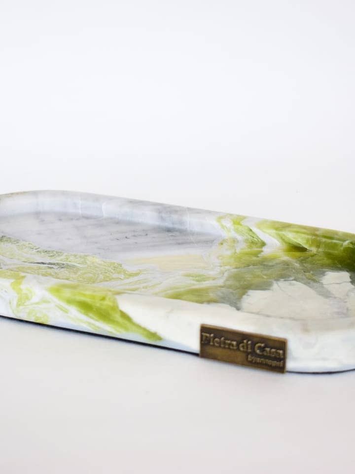 Marmorbakke - PAPA ALANA - Oval Ice Jade for engroshandel hos PIETRA DI CASA