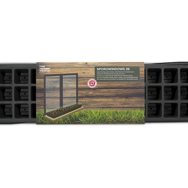 JARDIN Y NATURA OUTDOOR & GARDEN PRODUCTS SL - Wholesale Planting/Potting Soil - 36-cell seedbed with cover - SPOROWINDOWS 36