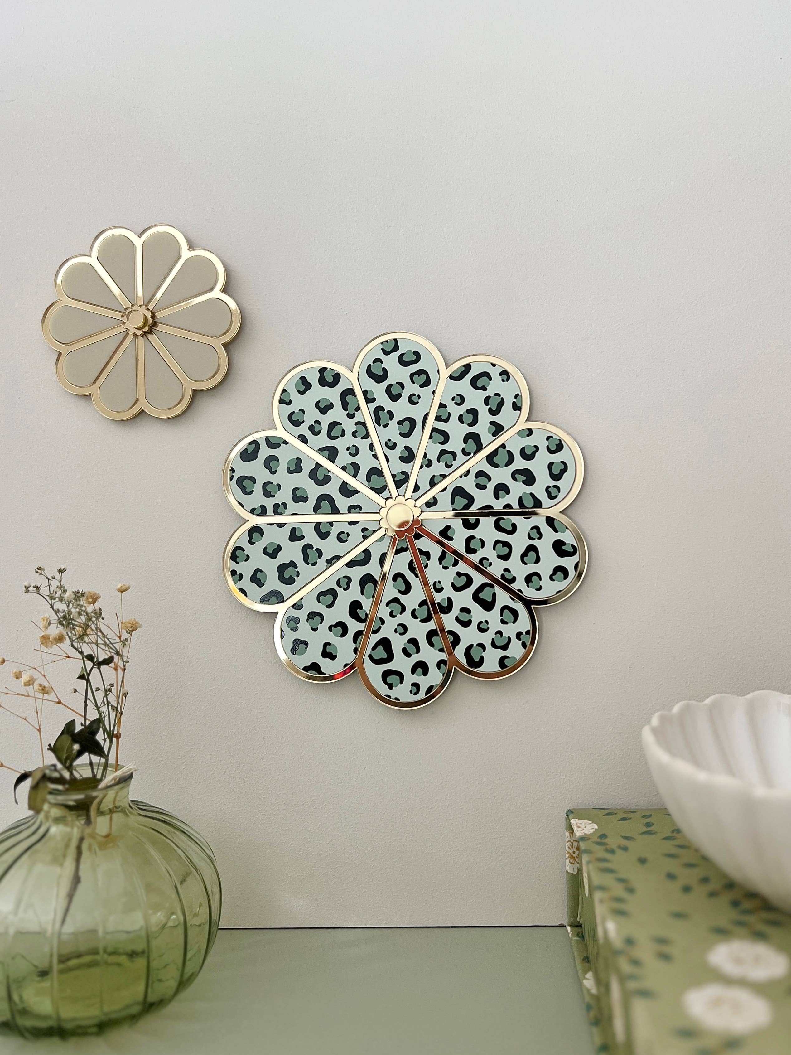 Print Your Love - Wholesale Wall Accent - Leopard Flower Wall Jewel5