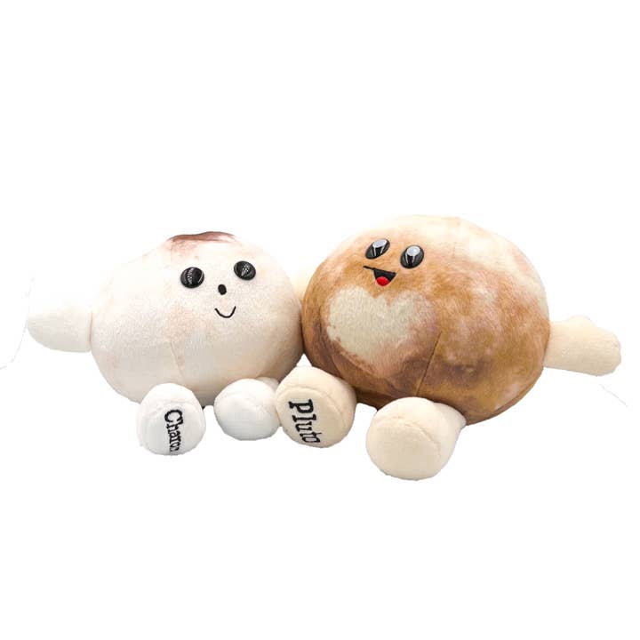Peluche spatiale Pluton et Charon Buddy pour la vente par Celestial Buddies