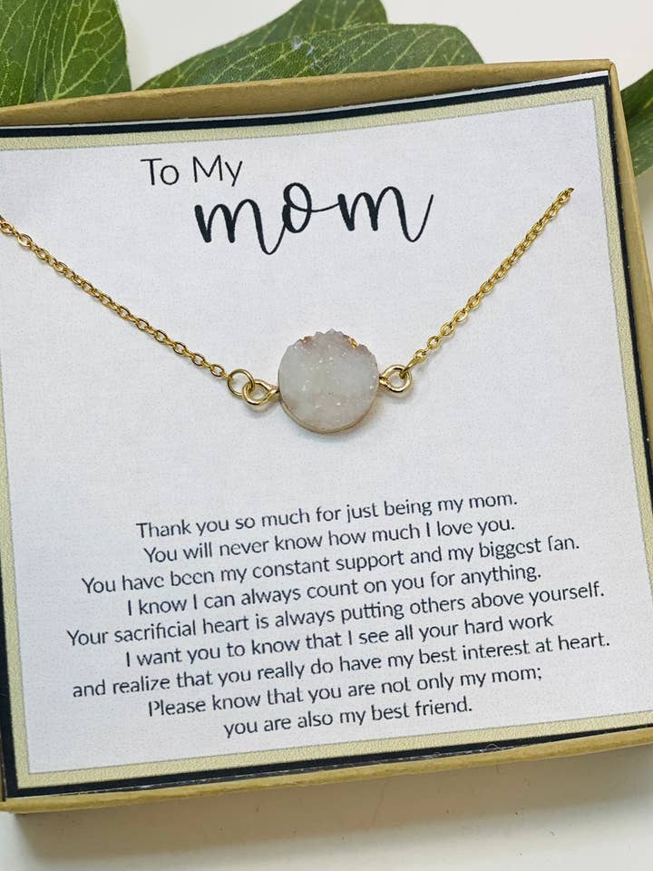 Mom Gifts, Mother's Day Necklace for wholesale by Little Happies Co