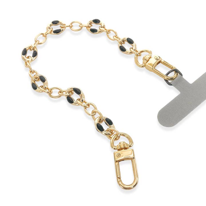 APC10 - Chaîne de téléphone en émail* pour la vente par OMG Blings