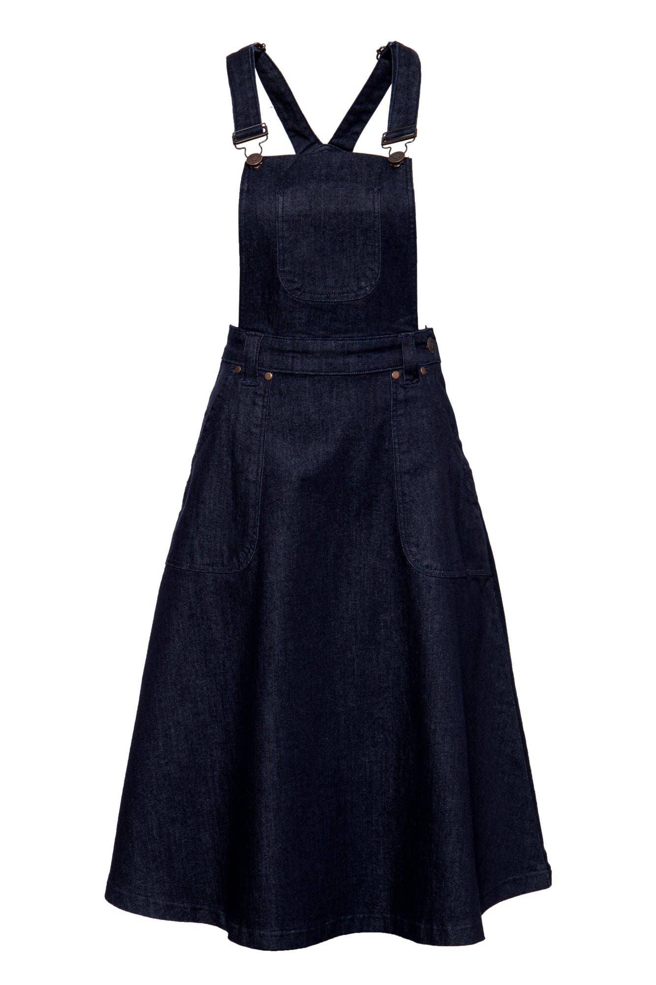 KING KEROSIN - Venta al por mayor Vestido - Mujer - Pichi vaquero de estilo workwear0