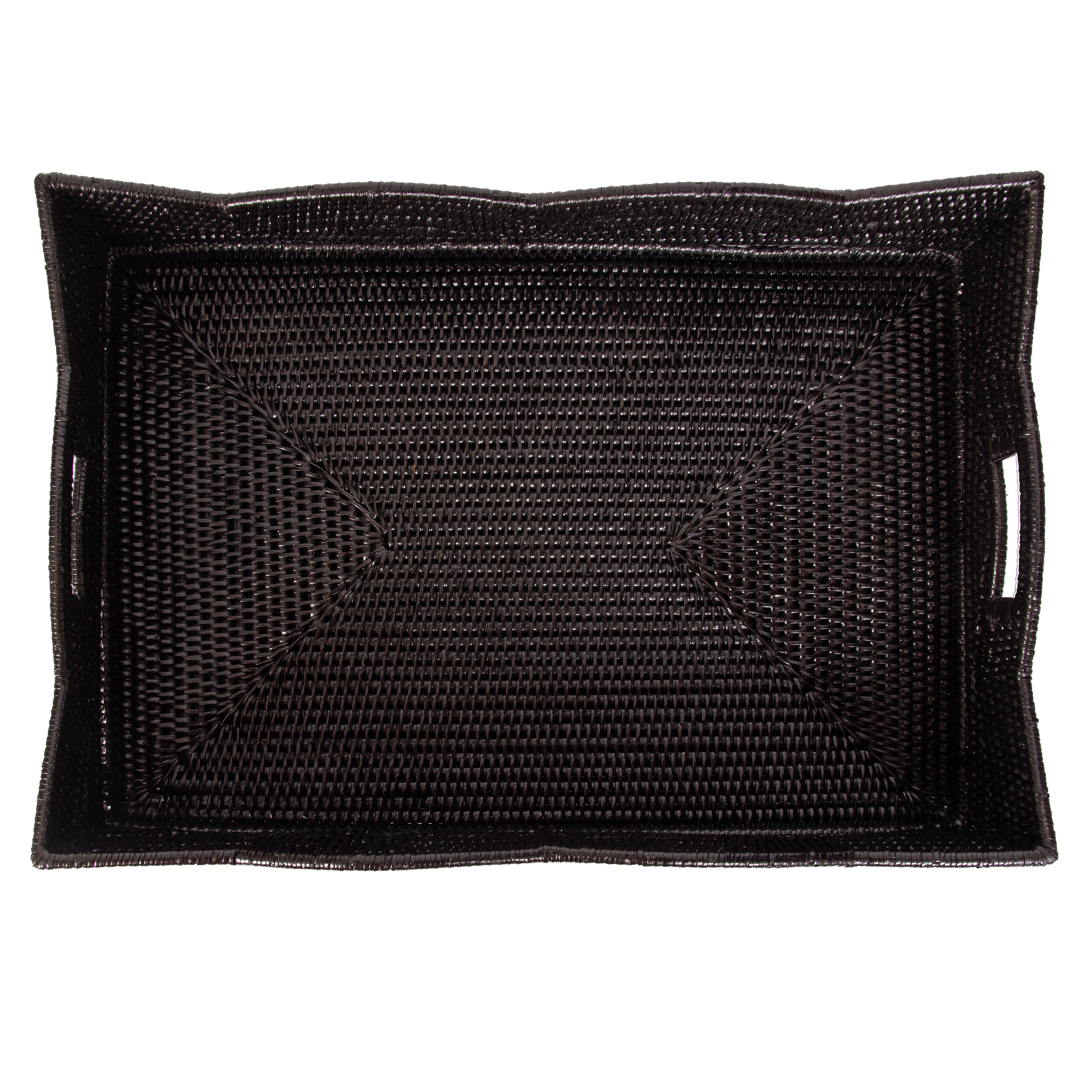 Artifacts Trading Company - Wholesale Decoratief dienblad - Rotan Dienblad – Rechthoekig Schelpontwerp2