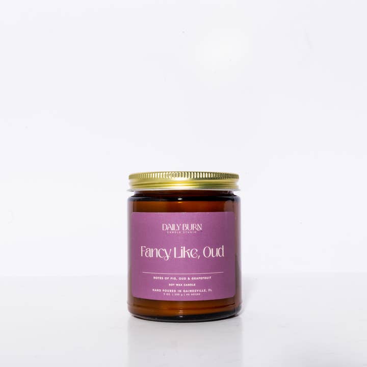 Daily Burn Candle Studio - Wholesale Jar/Filled Candle - Fancy Like, Oud