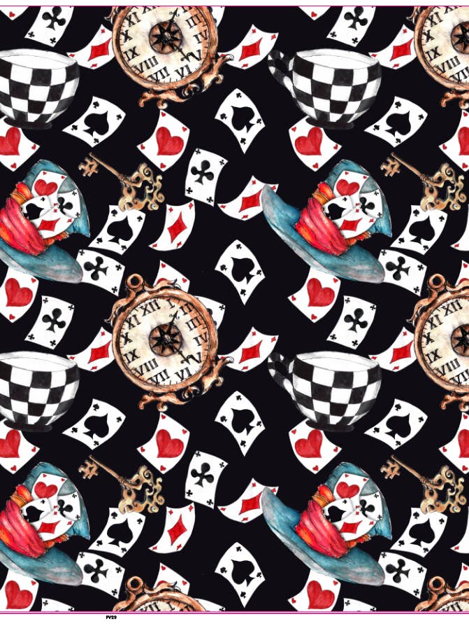 PV29 Wonderland 4 Pattern vinyl sheet for wholesale by Crafting with CT