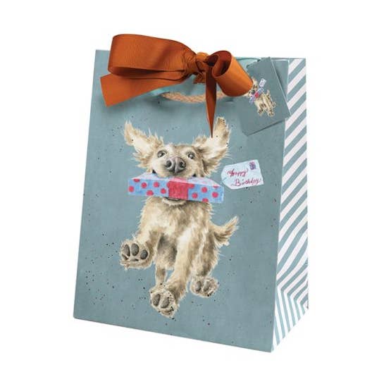 Special Delivery Medium Gift Bag - Dog for wholesale by Wrendale Designs