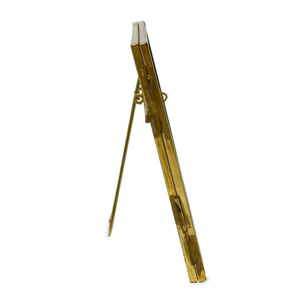 Isaac Jacobs International - Wholesale Picture Frame - Isaac Jacobs Metal Floating Photo Frame w/ Locket Bead Clasp11