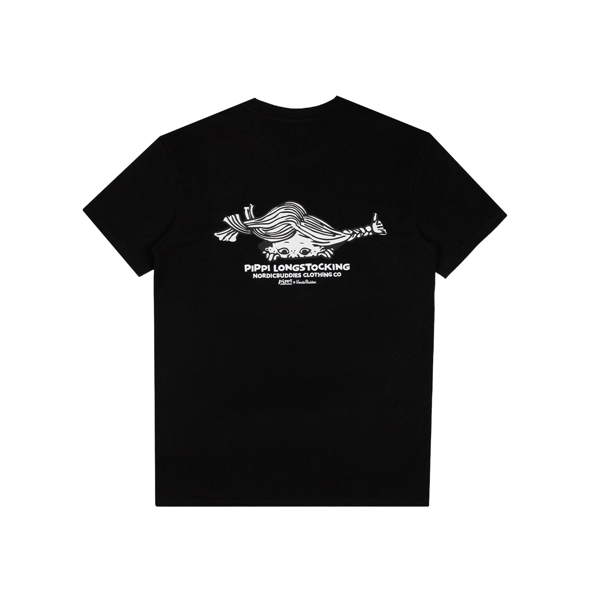 Nordicbuddies – wholesale T-shirts med screentryck – Unisex – Pippi Långstrump T-shirt4