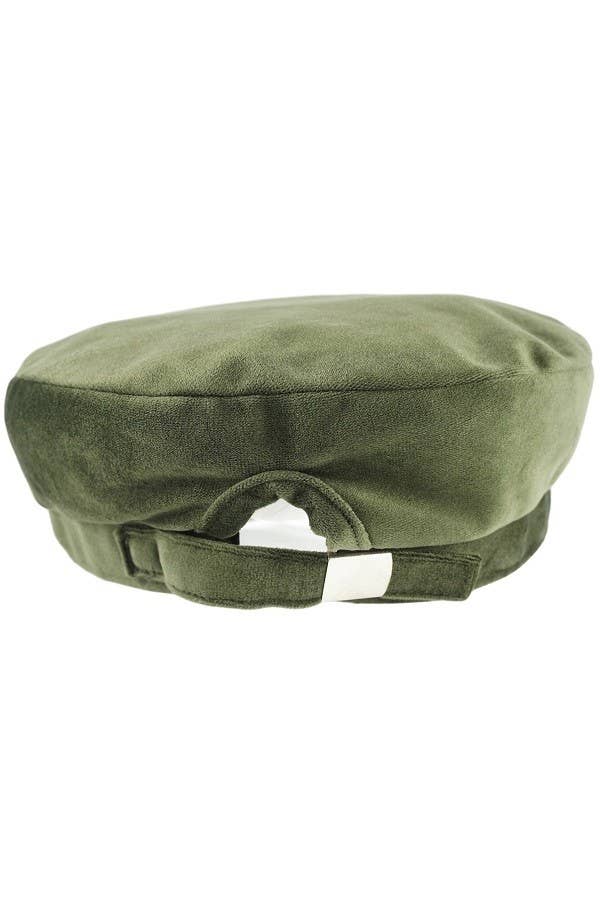 Olive & Pique - Wholesale Newsboy/Schoolboy Hat - Women's - Vintage Velvet Sailor Greek Fisherman Hat, Adjustable6