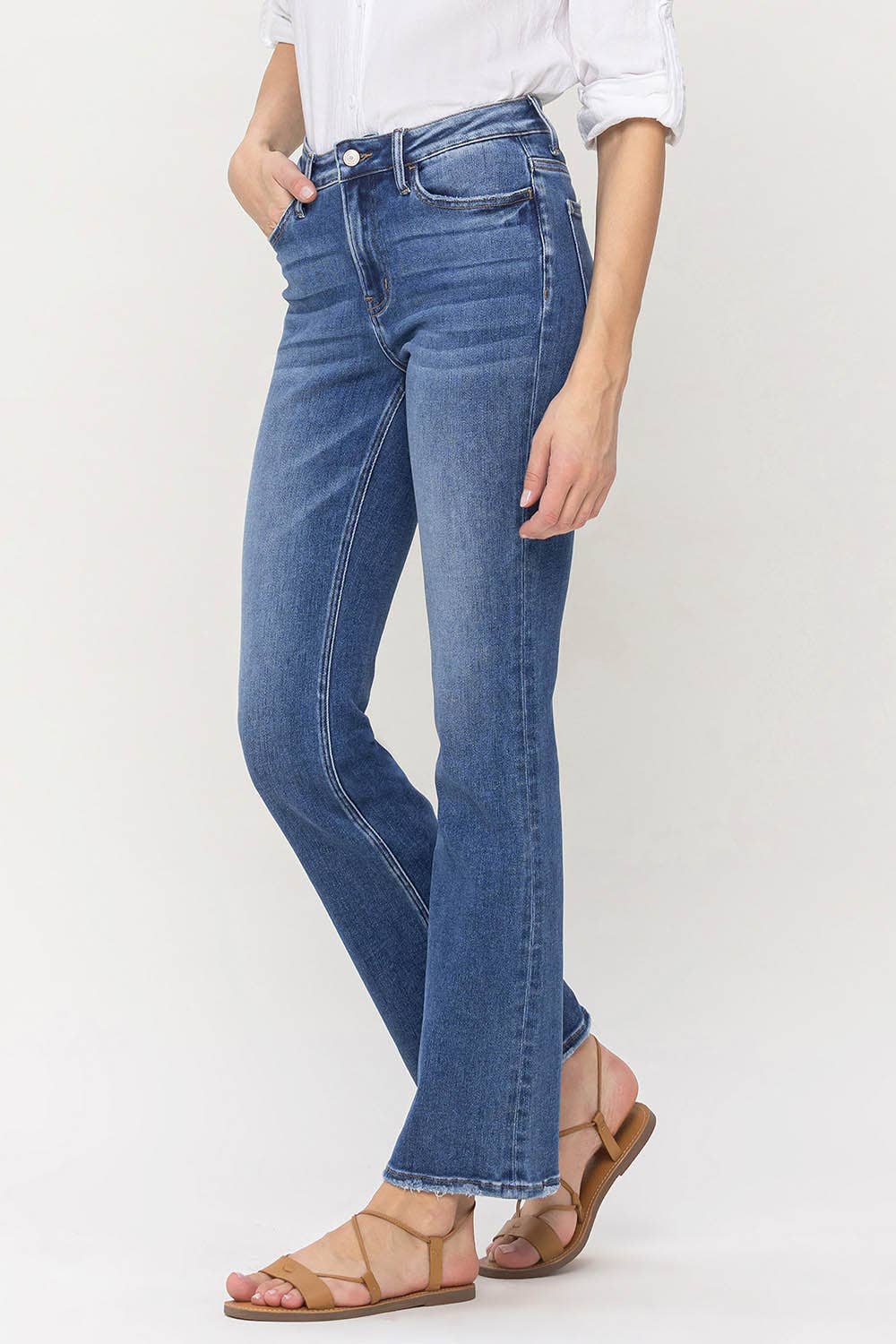 Paramount HIGH RISE SLIM BOOTCUT JEANS LV1084 for wholesale on Faire5