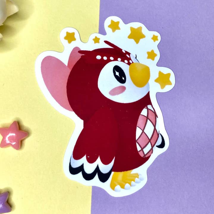 Animal crossing Celeste vinyl Sticker- acnh acnl Nintendo for wholesale by The little birdee co