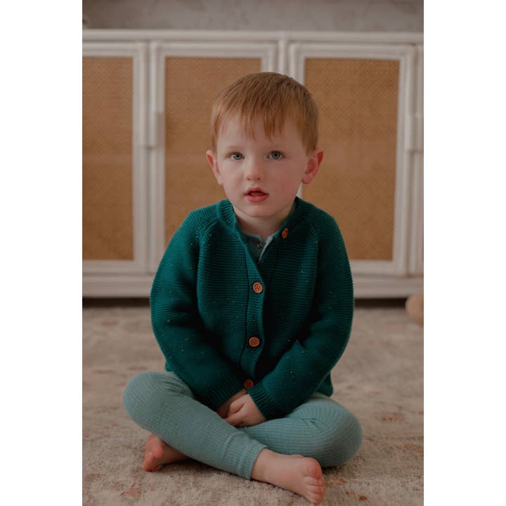 Ponchik Babies + Kids - Strickjacke aus Baumwolle - Jewel Speckle Knit für den Großhandel von Ponchik Babies + Kids