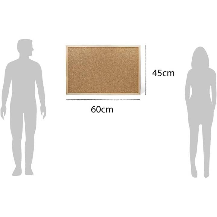 MEDEL OFFICE - Wholesale Bulletin Board - Laminated cork board with wooden frame1