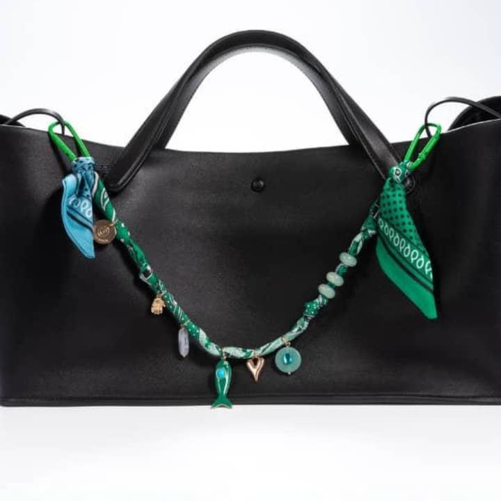 At the Reef’ Silk Bag Charm for wholesale by Miami Chains & Co.
