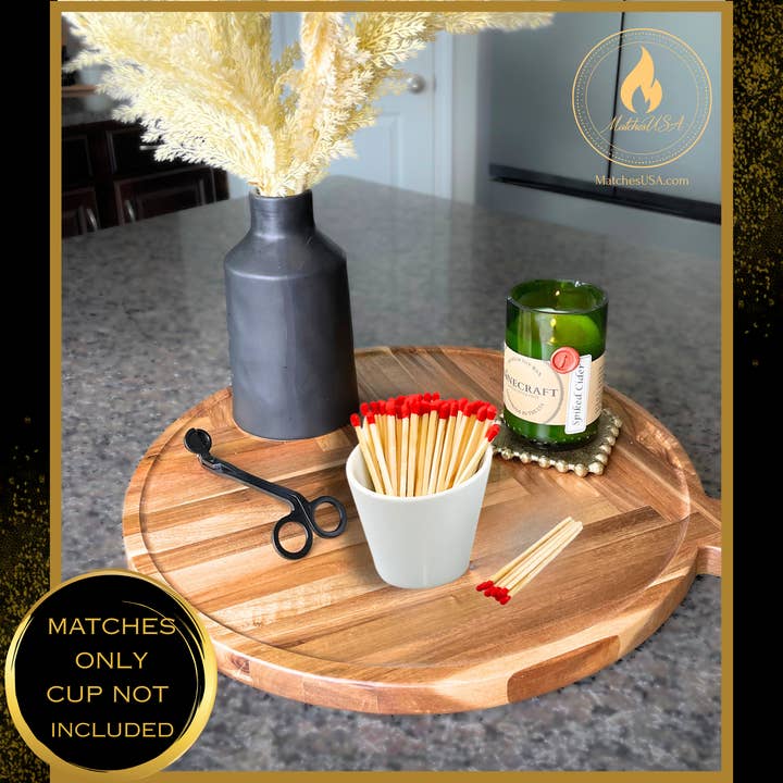 Matches USA - Wholesale Matches - 3" Color Wooden Safety Matches Match Bulk12