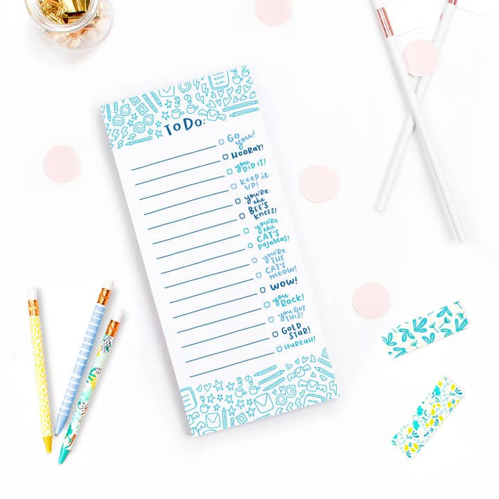 Positivity Notepad for wholesale by Pinwheel Print Shop