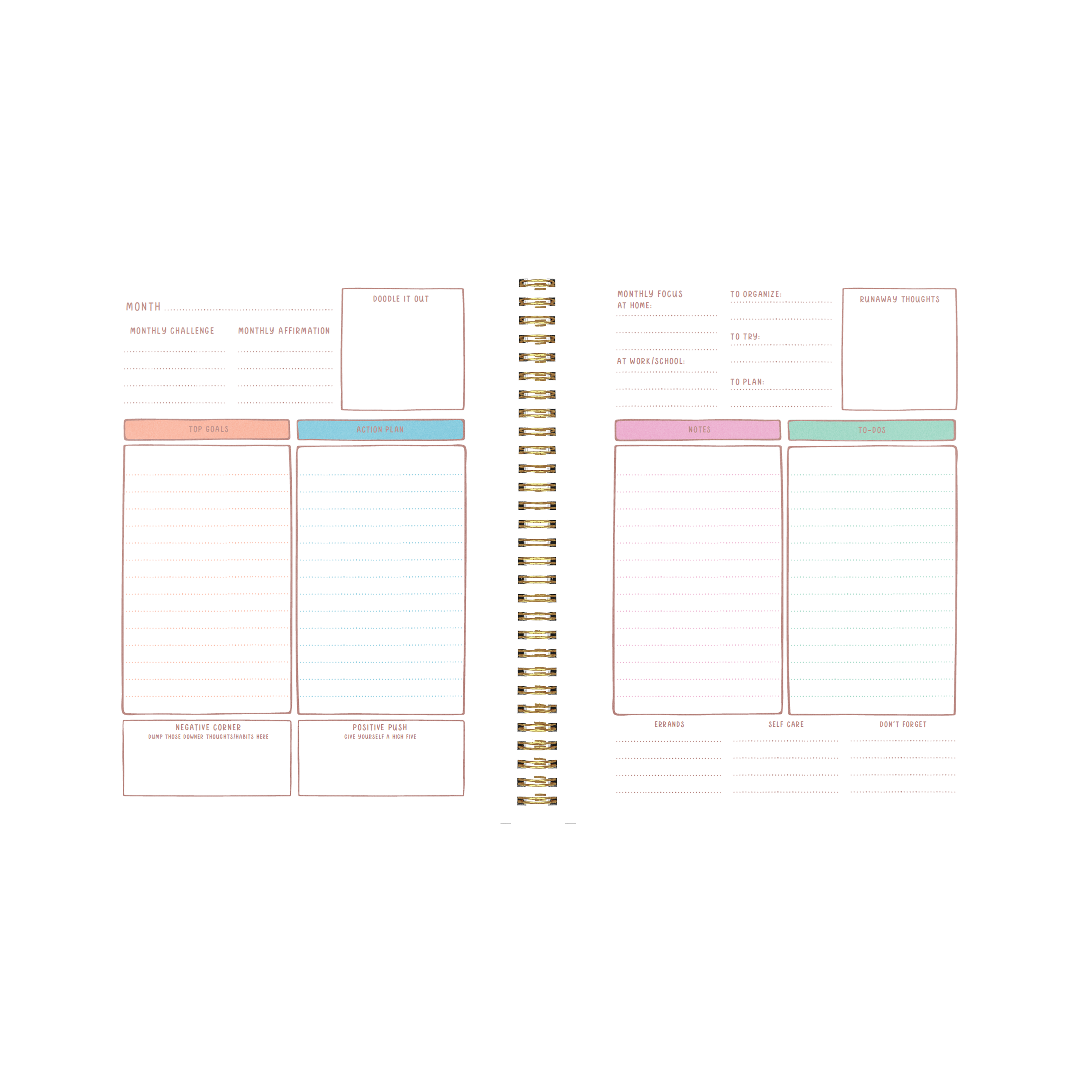 Talking Out of Turn – Engroshandel Planner – Perpetual planner - Goal Getter Lite4