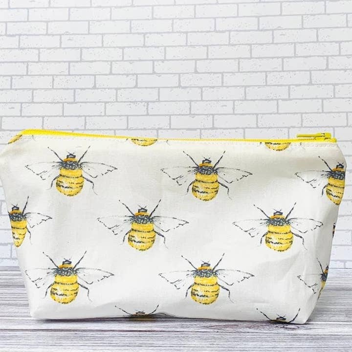 Bolsa de maquillaje, bolsa con cremallera, bolsa de cosméticos, bolsa de almacenamiento de maquillaje para venta al por mayor de Mummy's Marvellous Makes Ltd