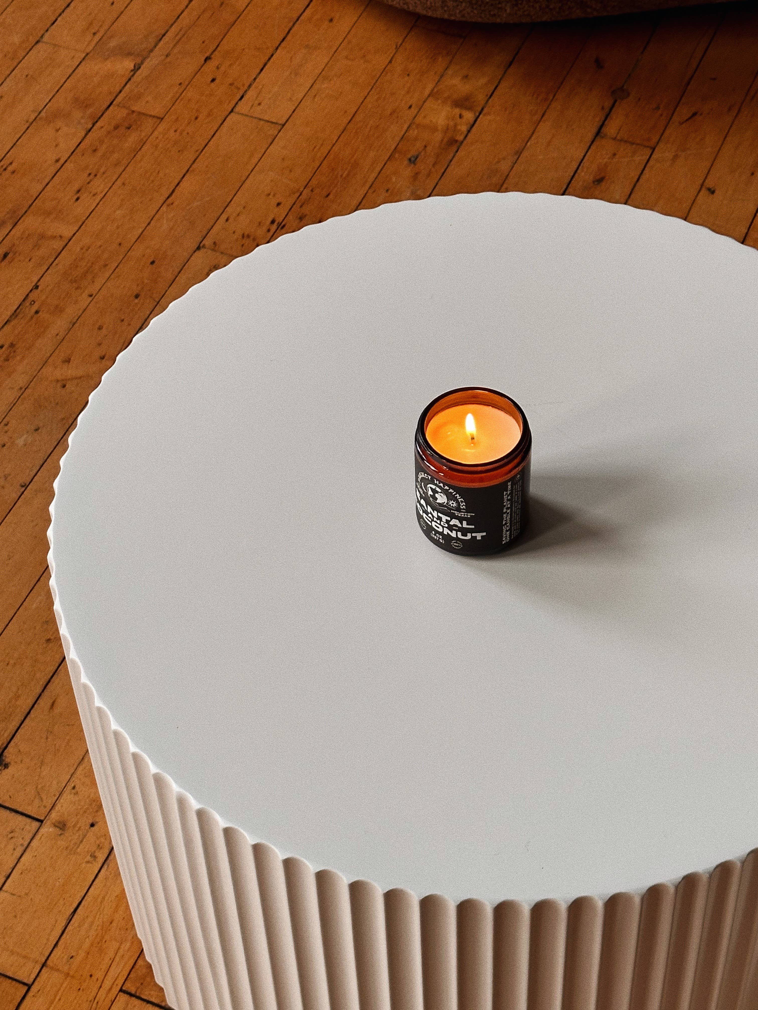 Project Happiness Candle Co. - Wholesale Jar/Filled Candle - Santal and Coconut Soy Candle - 8oz4