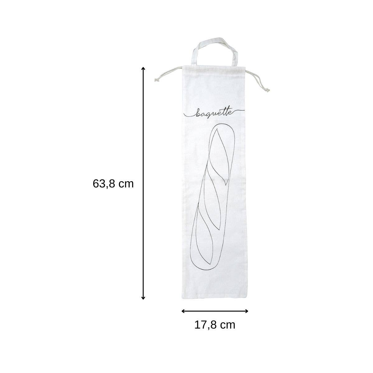 Fackelmann - Wholesale Food Storage Wrap/Bag - Cotton baguette storage bag1