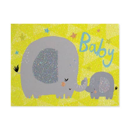 Elephant Baby Gift Enclosure Card for wholesale by MindWare & Peaceable Kingdom