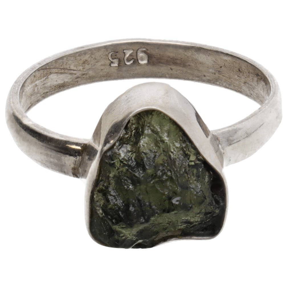Vives de la Cortada S.L - Wholesale Multi-Stone Ring - Moldavite Ring in 925 Sterling Silver (2 - 2.9g)2