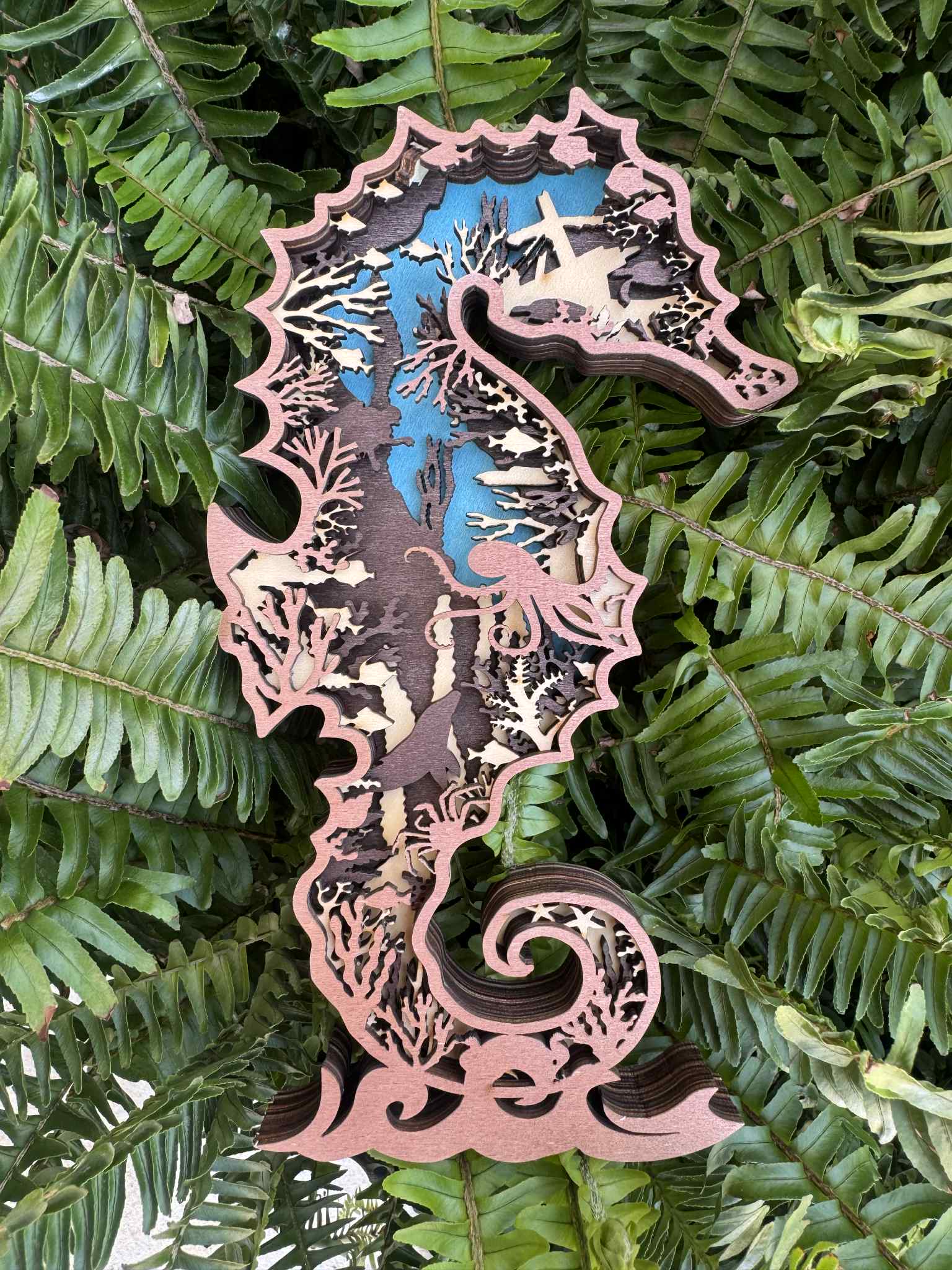 The Wilusz Way – Objeto de mesa decorativo por atacado – Cavalo-marinho0