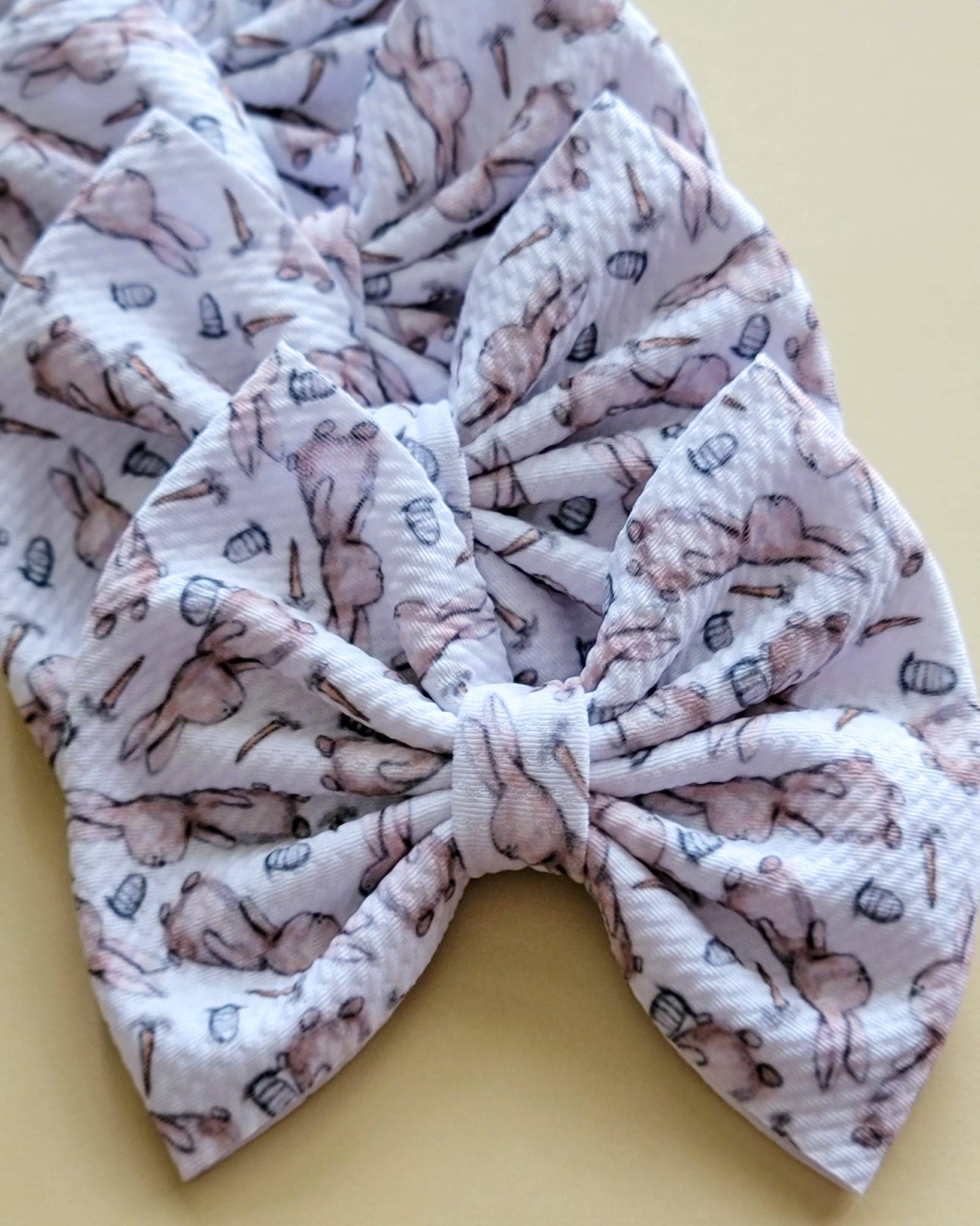 Dainty Delights Creations - Wholesale Hair Bow - Kids - Savannah Bow-Sketched Bunnies1