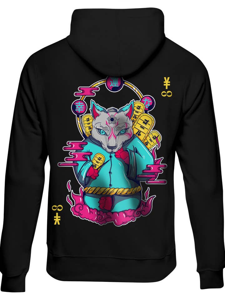 MANEKI-NEKO: MOLETOM COM CAPUZ por atacado de Neomachi