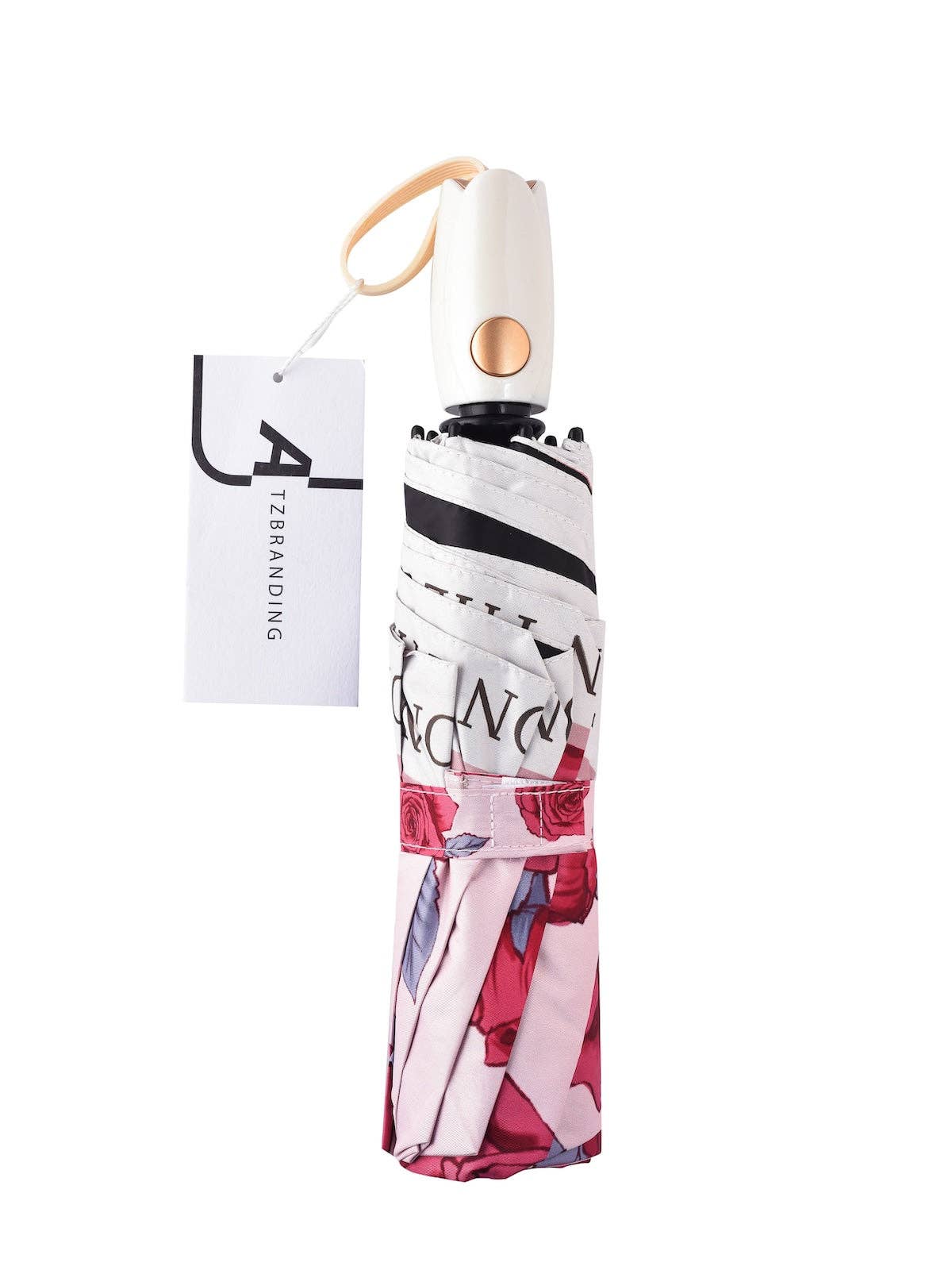 Funkyrel® Atzbranding Limited - Wholesale Umbrella - Women's - Rano – Blossoms on the Road Folding Umbrella8