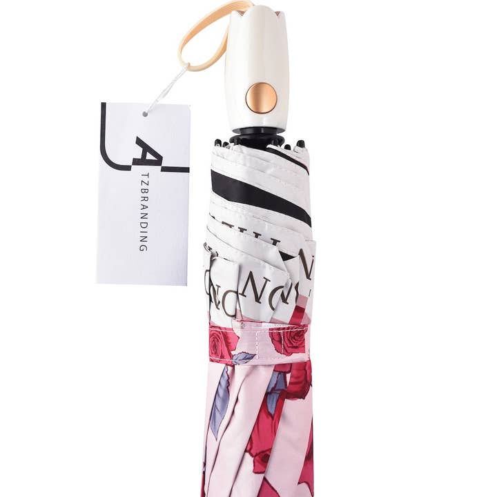 Funkyrel® Atzbranding Limited - Wholesale Umbrella - Women's - Rano – Blossoms on the Road Folding Umbrella8