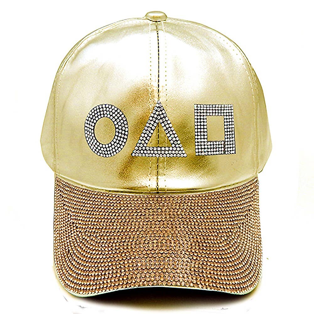 Diacly - Wholesale Baseball Cap - Women's - Squid Game O Triangle Square Rhinestone Cap1