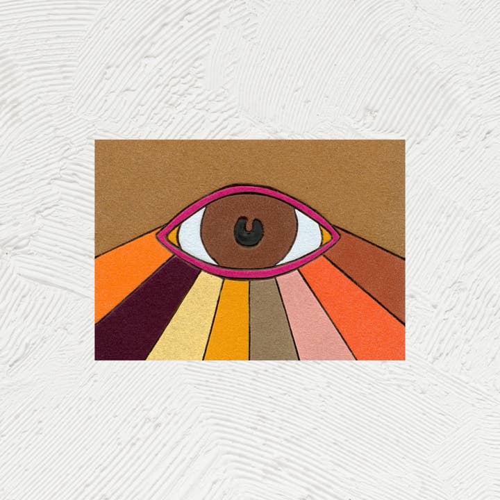 Here, 4.25x6 Inch 16pt Textured Postcard for wholesale by Backseat Window