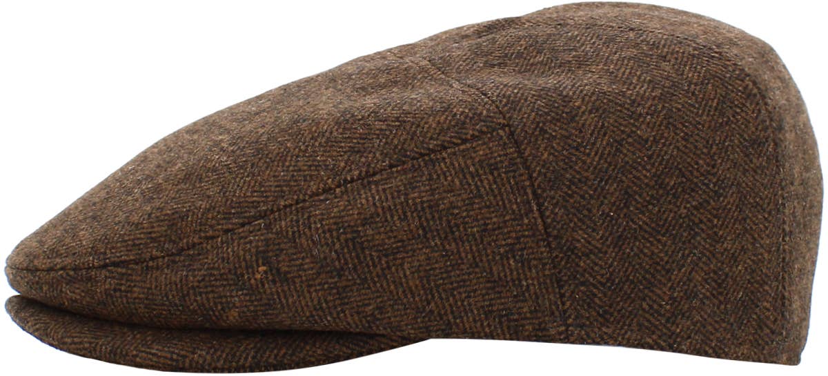 KBETHOS - Wholesale Newsboy/Schoolboy Hat - Men's - Solid Wool Blend Ivy1