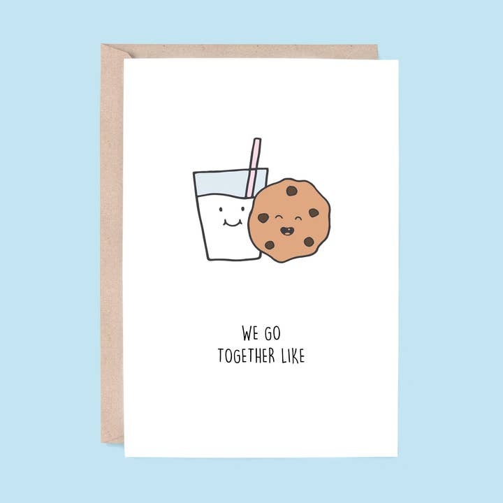 Cartão de Amor e Cuidado: Somos Feitos um para o Outro | Bolacha por atacado de Hey Hunny