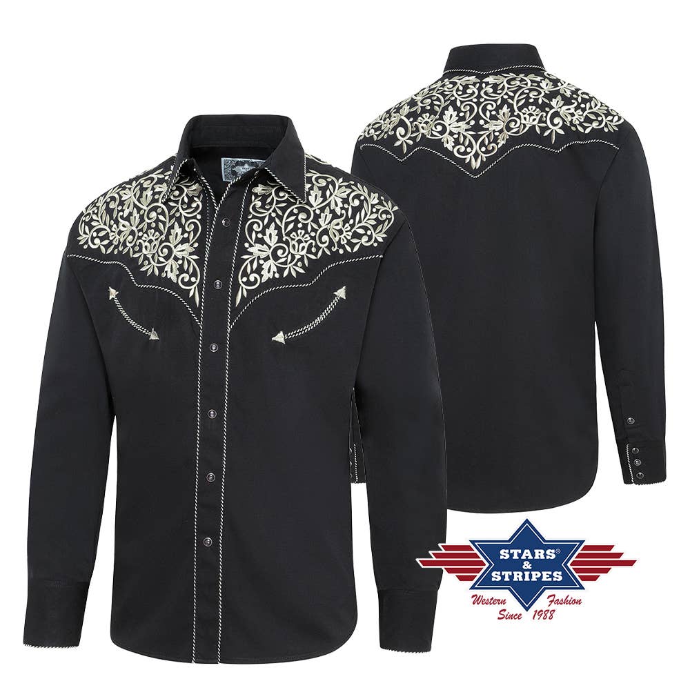 Stars & Stripes® – wholesale Buttoned-down shirt – Men's – Western shirt - Henry2
