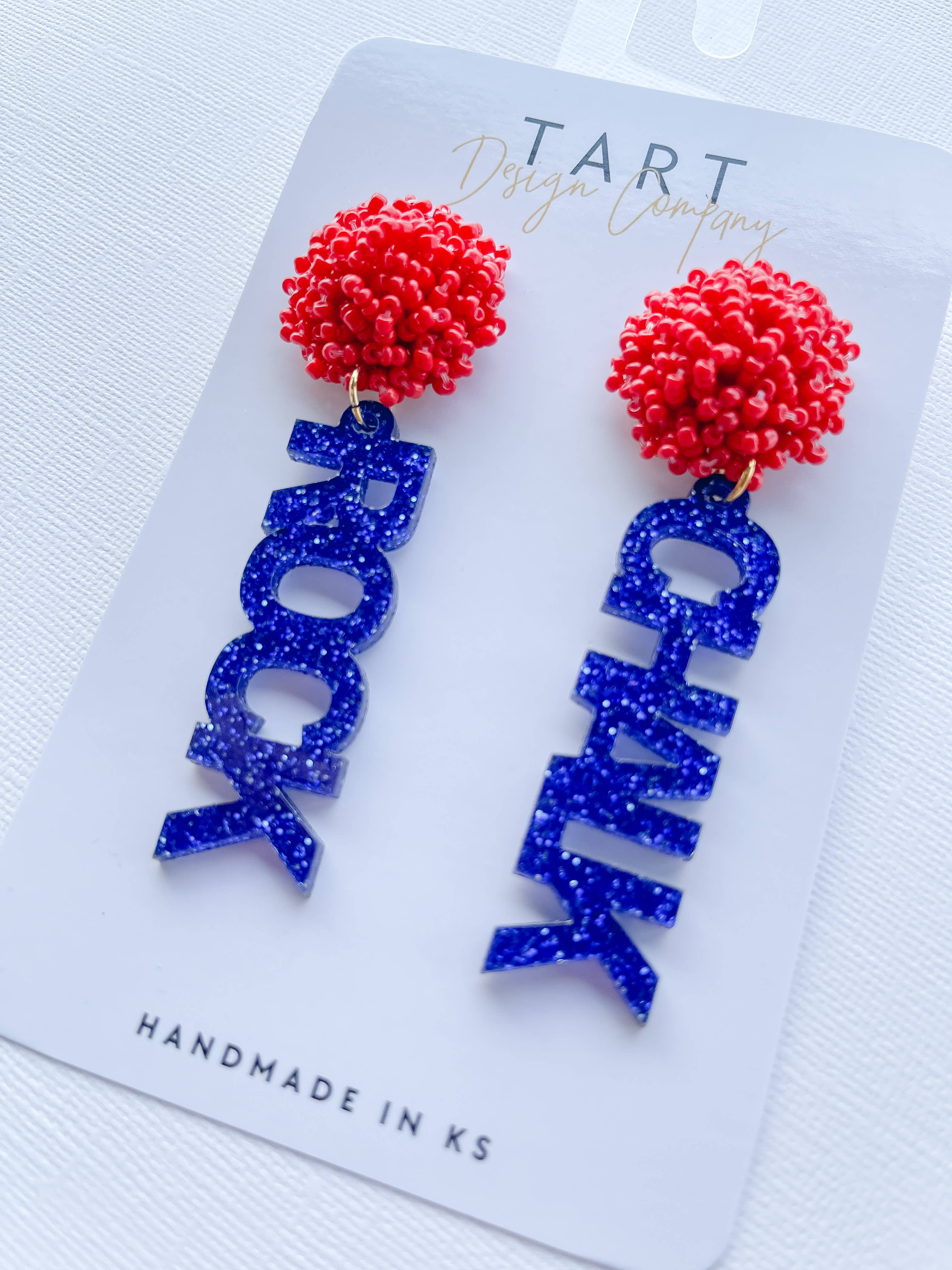 TART Design Co. LLC - Wholesale Dangle Earrings - Game Day Custom School/Team Earrings5