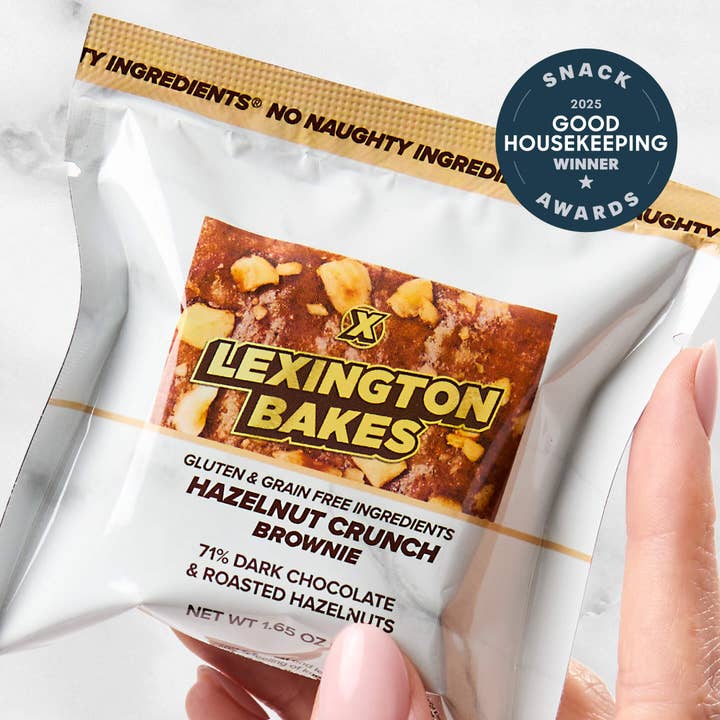Hazelnut Crunch Brownies • 6 Pack for wholesale by LEXINGTON BAKES