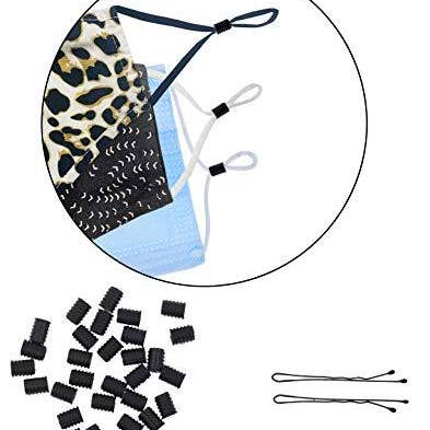 Mandala Crafts – wholesale Craft supplies – Mandala Crafts Mask Adjuster Elastic Cord Lock Tightener Clip Toggle Buckle for Adult Children Face Mask Adjustable Ear Loop Drawstring Pack of 200