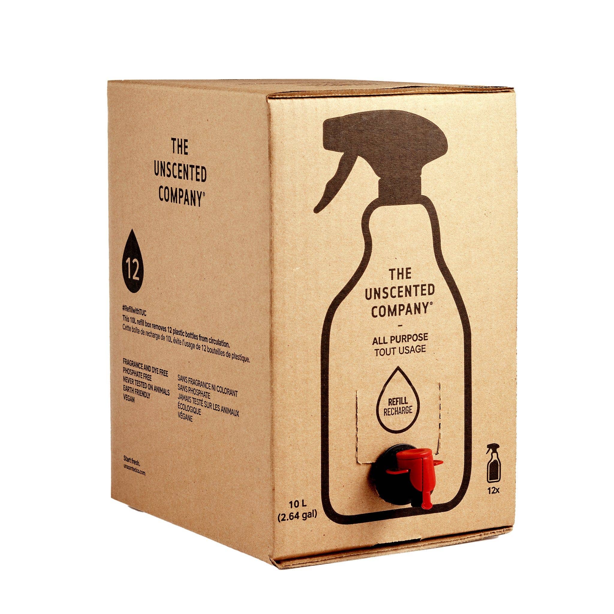 The Unscented Company - Wholesale All-Purpose Cleaning Spray - All Purpose - 10 L Refill box3