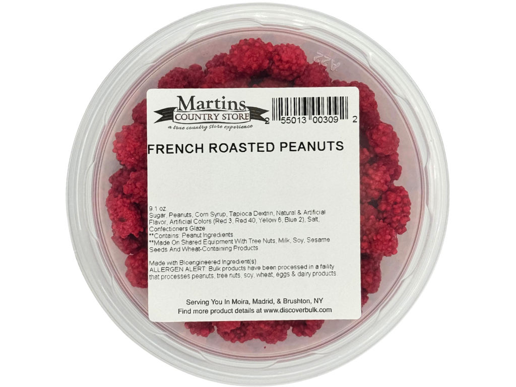 Martin's Country Store LLC - Wholesale Nuts - FRENCH ROASTED PEANUTS 9.1oz3