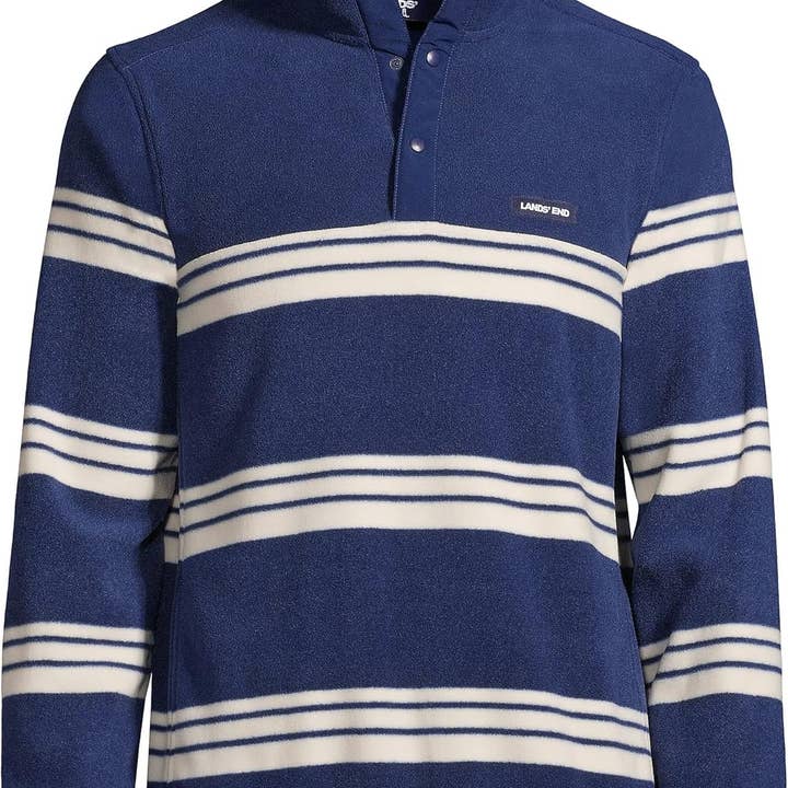 Men's Heritage Fleece Snap-neck Pullover for wholesale by Colfax