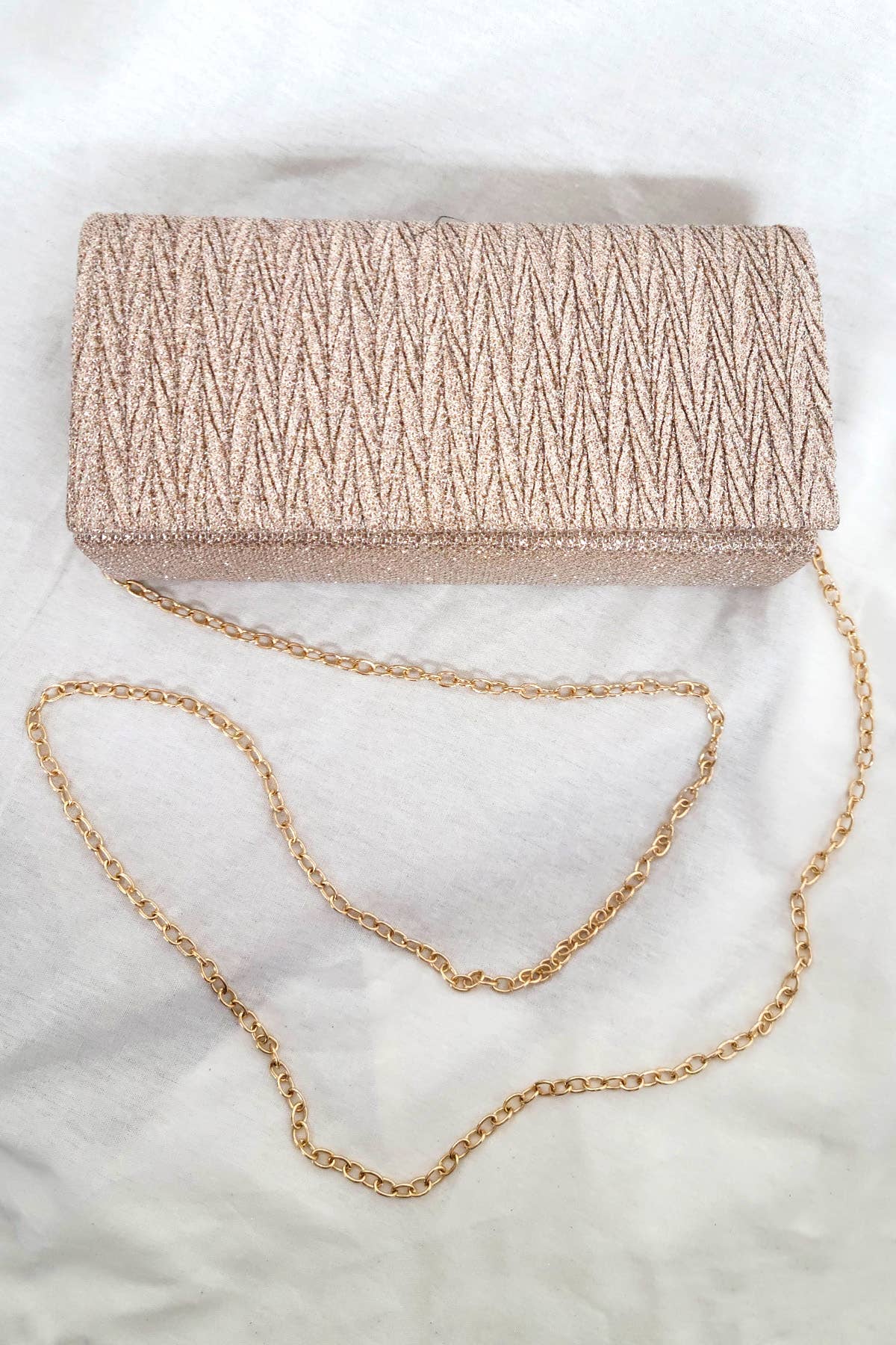 Chicas - Wholesale Clutch Bag - Women's - Sparkling evening bag with adjustable chain FB726830