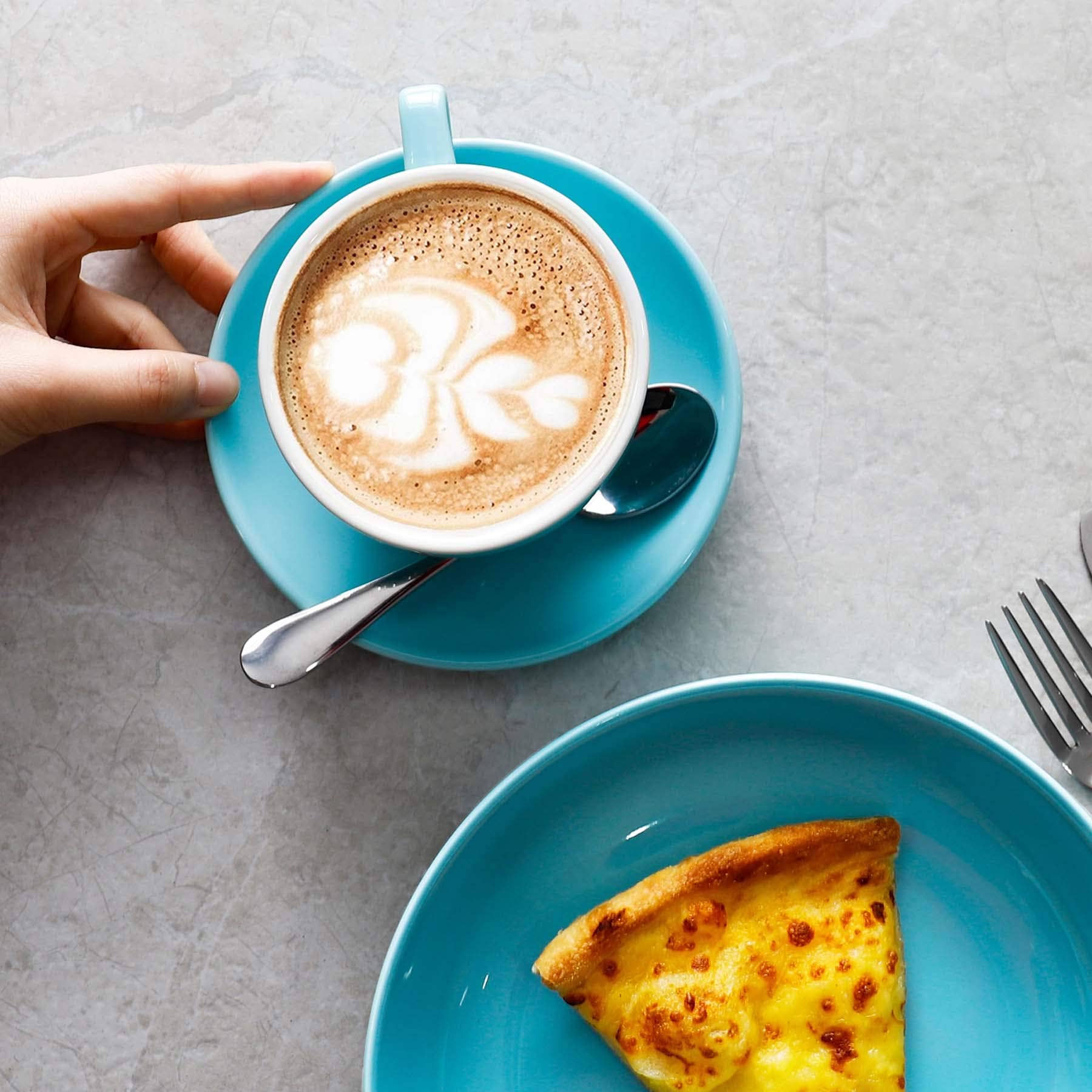 Sweese - Wholesale Coffee Mug - 6 Ounce Porcelain Cappuccino Cups with Saucers, Set of 61