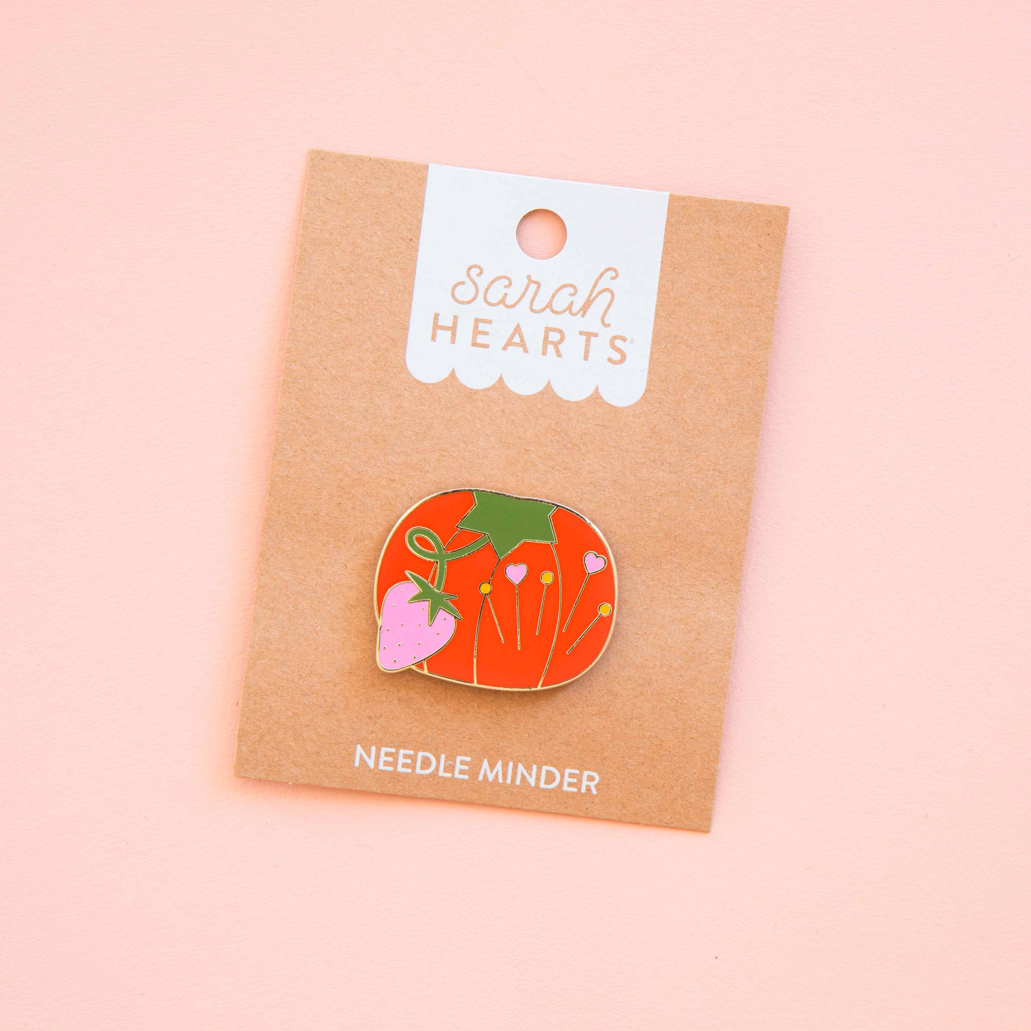 Sarah Hearts - Wholesale Craft Supplies - Tomato Pin Cushion Magnetic Needle Minder0